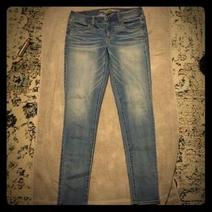American Eagle Super Stretch 8 long skinny jeans